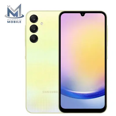 گوشی موبايل سامسونگ مدل Galaxy A25 5G ظرفیت 128 گیگابایت رم 6 گیگابایت - ویتنام رنگ زرد